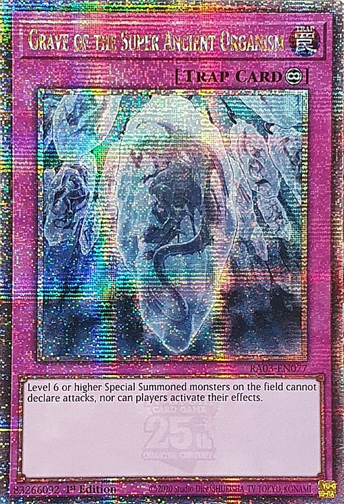 Grave of the Super Ancient Organism Card Front