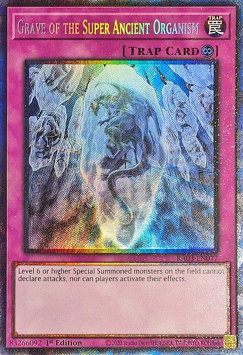 Grave of the Super Ancient Organism Card Front