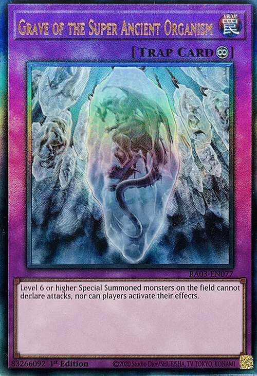 Grave of the Super Ancient Organism Card Front