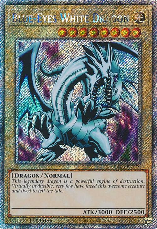 Blue-Eyes White Dragon Card Front