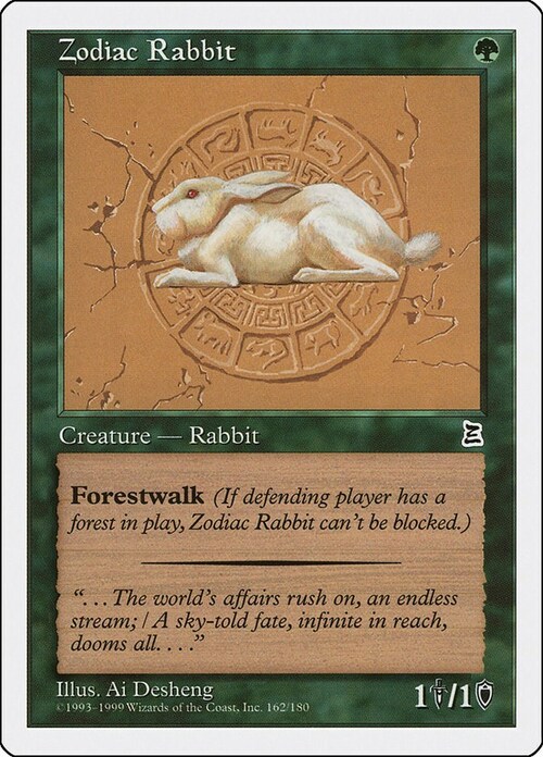 Zodiac Rabbit Frente