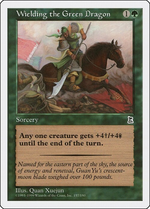 Wielding the Green Dragon Card Front