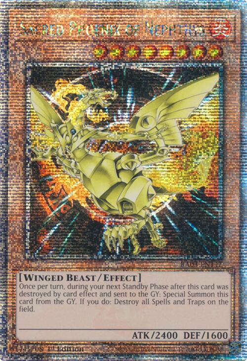 Sacred Phoenix of Nephthys Quarter Century Bonanza | Yu-Gi-Oh! | CardTrader