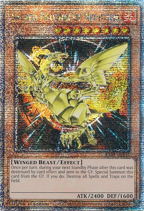 Sacred Phoenix of Nephthys Card Front
