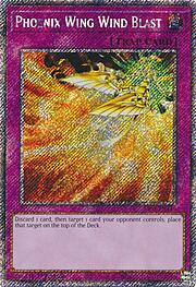 Phoenix Wing Wind Blast · Platinum Secret Rare 149psec
