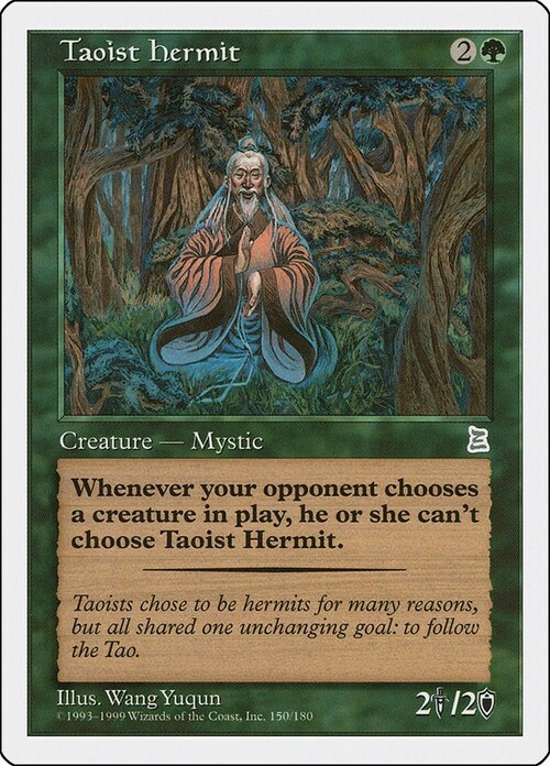 Taoist Hermit Card Front