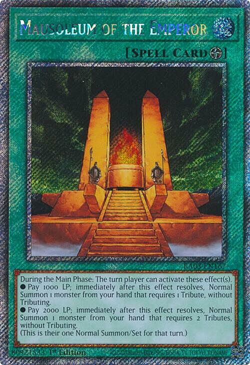Mausoleum of the Emperor Card Front