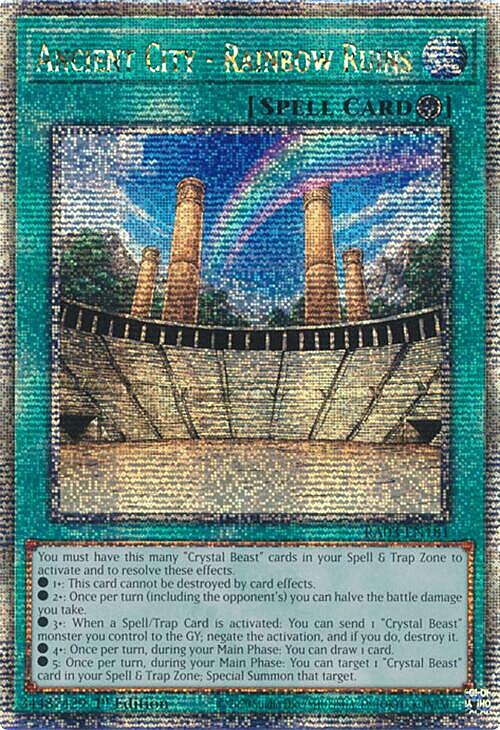 Ancient City - Rainbow Ruins Card Front