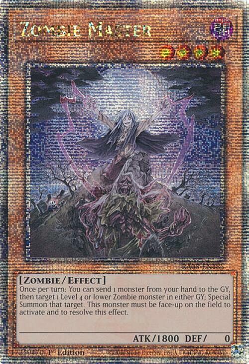 Zombie Master Card Front
