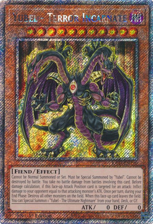 YU-GI-OH! - Yubel - La Pesadilla Definitiva (LCGX-EN199) - Colección Legendaria 2-1ª Edición - Secret Rare