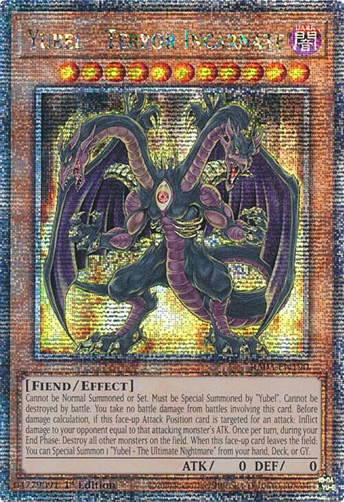 Yubel - Terror Incarnate Card Front