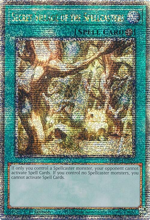 Secret Village of the Spellcasters Card Front