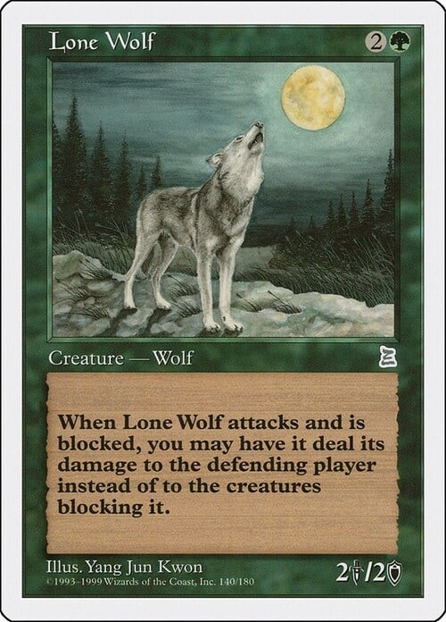 Lone Wolf Card Front