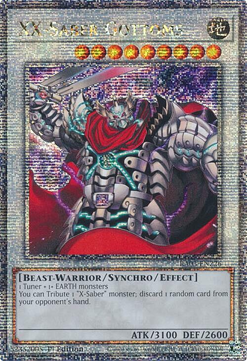 XX-Saber Gottoms Card Front
