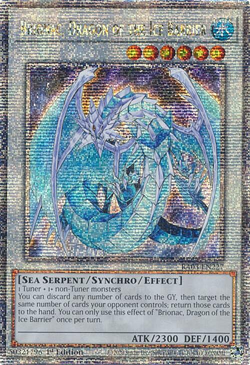 Brionac, Dragon of the Ice Barrier Card Front