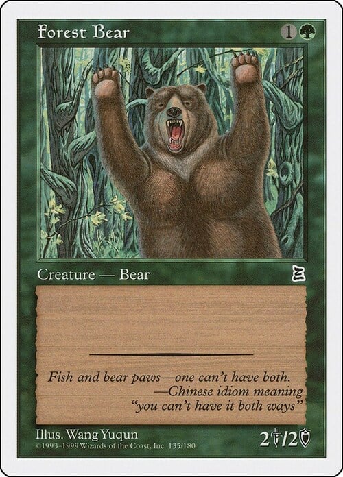 Forest Bear Card Front