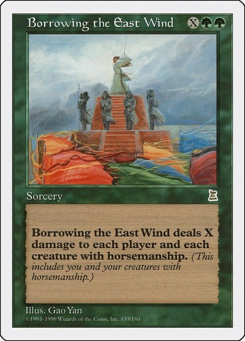 Borrowing the East Wind Card Front