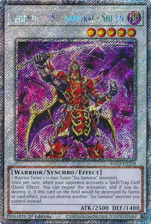 Legendary Six Samurai - Shi En Card Front