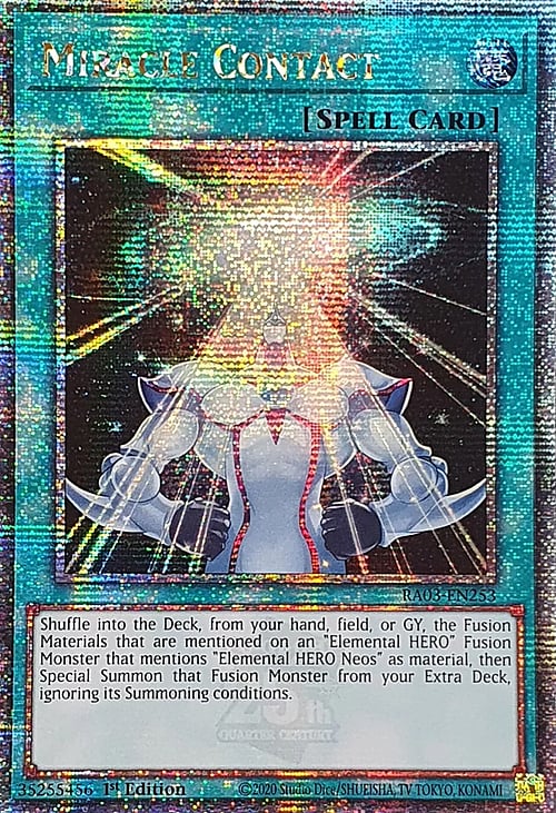 Miracle Contact Card Front