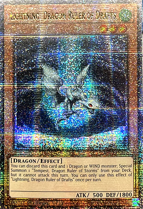 Lightning, Dragon Ruler of Drafts Card Front