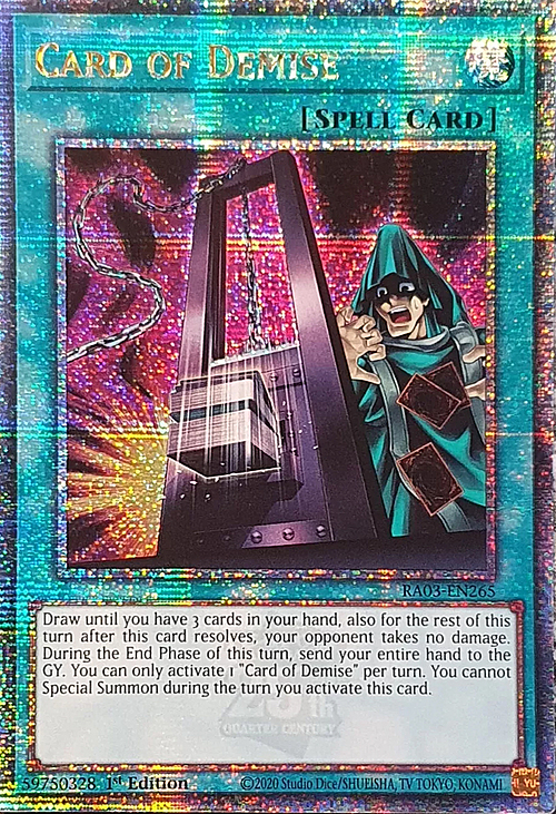 Carta dell'Oblio Card Front