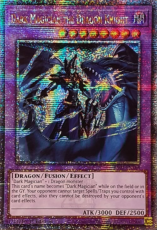 Dark Magician the Dragon Knight Card Front