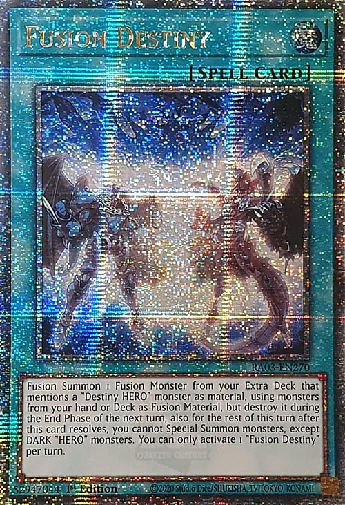 Fusion Destiny Card Front