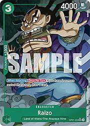 Raizo · Full Art OP01-052f