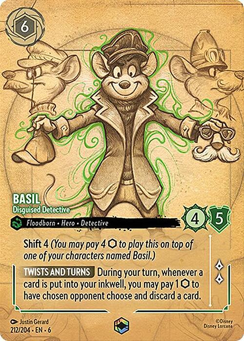 Basil - Disguised Detective Card Front