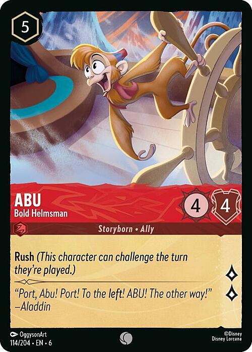 Abu - Bold Helmsman Card Front