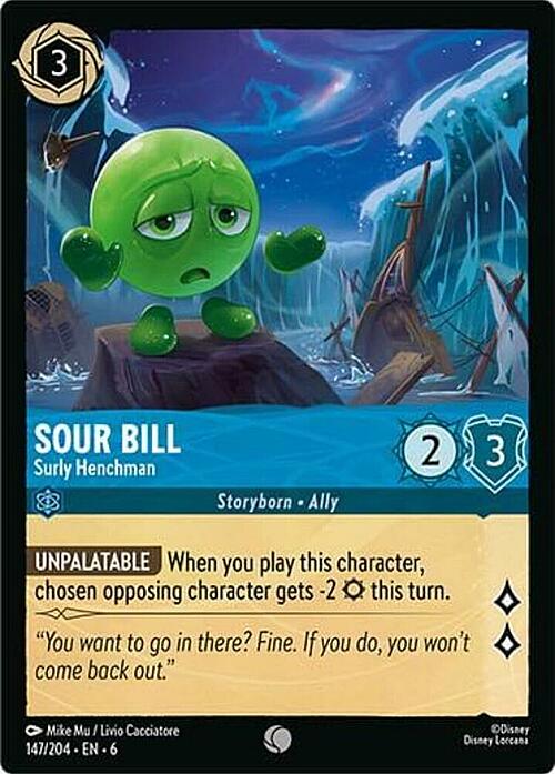 Sour Bill - Surly Henchman Card Front