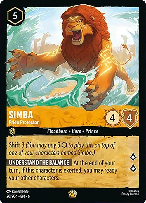 Simba - Pride Protector Card Front