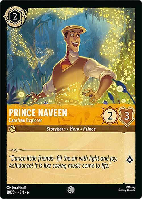 Prince Naveen - Carefree Explorer Card Front