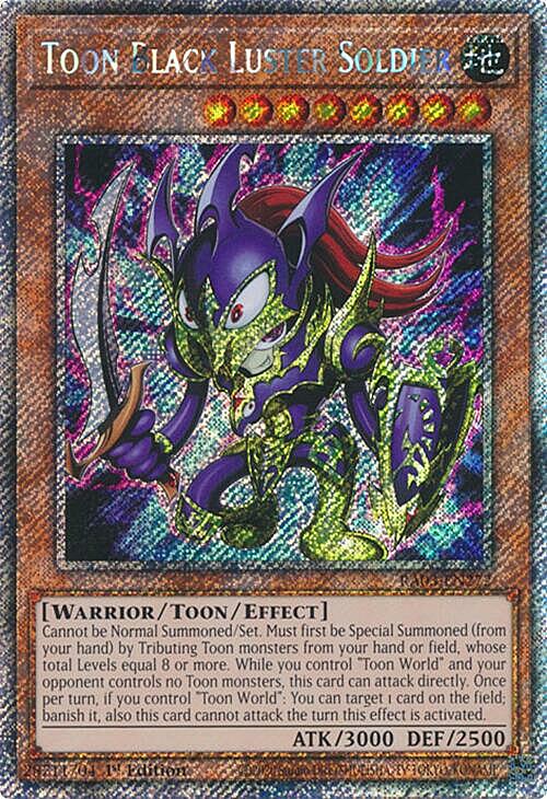 Toon Black Luster Soldier Card Front