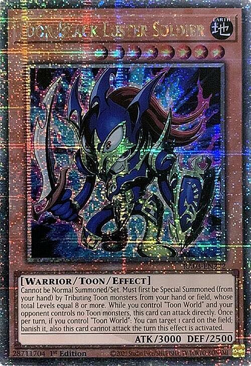 Toon Black Luster Soldier Card Front