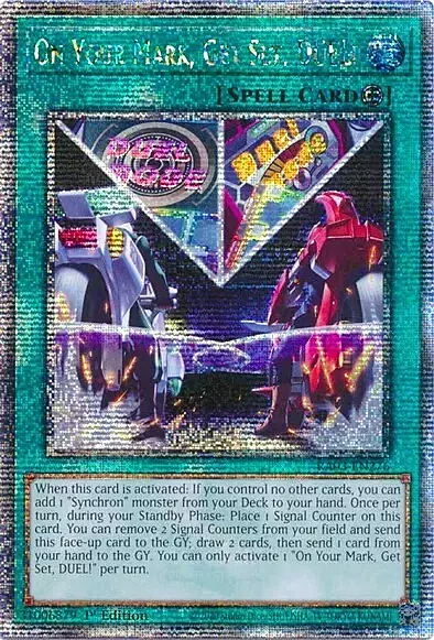 On Your Mark, Get Set, DUEL! Card Front