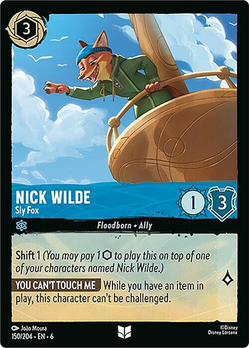 Nick Wilde - Sly Fox Card Front