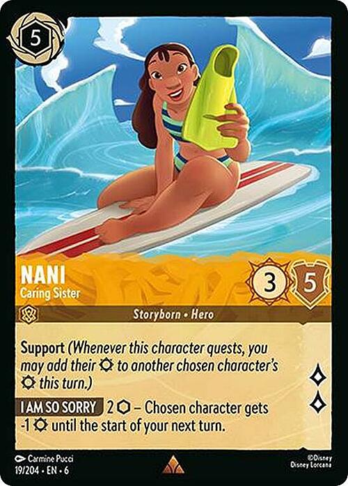 Nani - Caring Sister Card Front