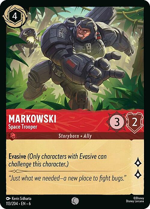 Markowski - Space Trooper Card Front