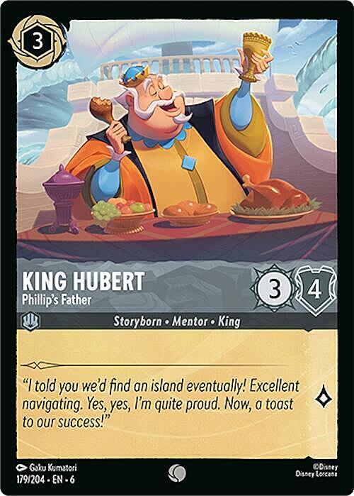 King Hubert - Phillip's Father Card Front