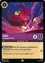 Iago - Reappearing Parrot 045