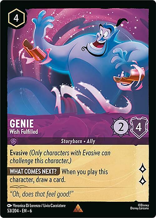 Genie - Wish Fulfilled Card Front