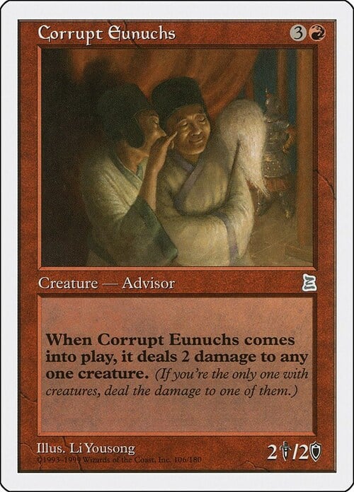 Corrupt Eunuchs Card Front