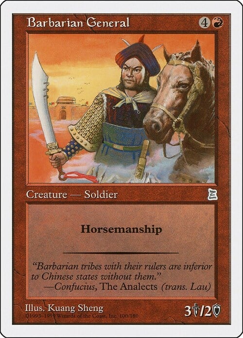 Barbarian General Card Front