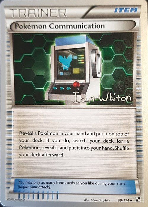 Comunicazione Pokémon Card Front