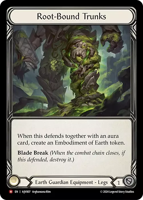 Root-Bound Trunks Card Front