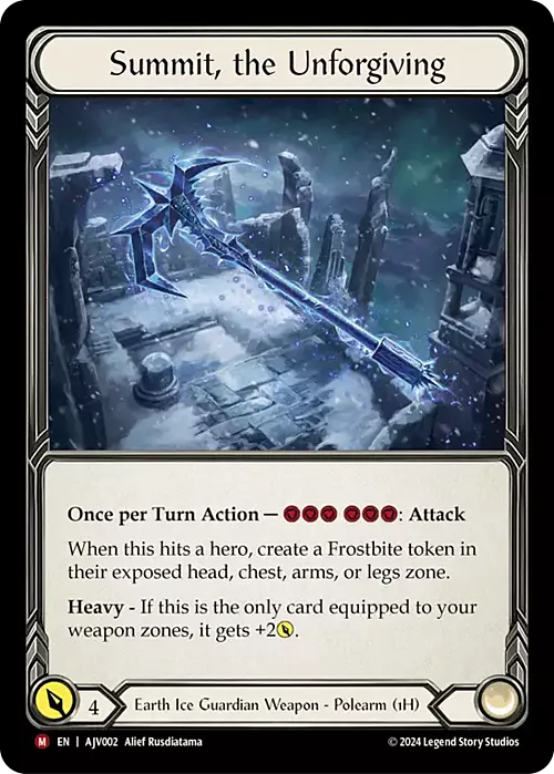 Summit, the Unforgiving Card Front