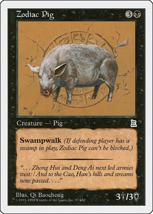 Zodiac Pig Frente