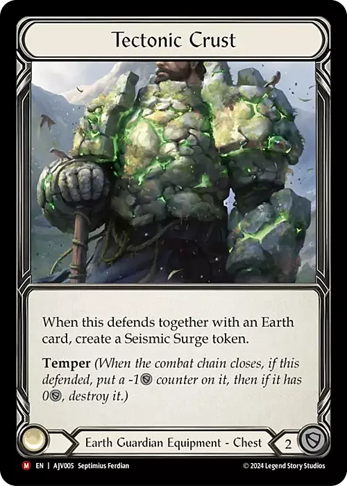 Tectonic Crust Card Front