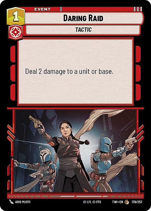 Daring Raid Card Front